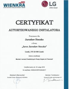 Klimatyzacja Kraków Certyfikaty